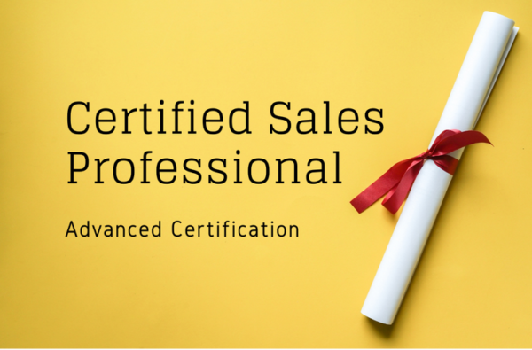 Certified Sales Professional - Level 1